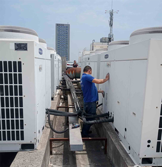 寒亭中央空调制热和不制冷系统维修方法